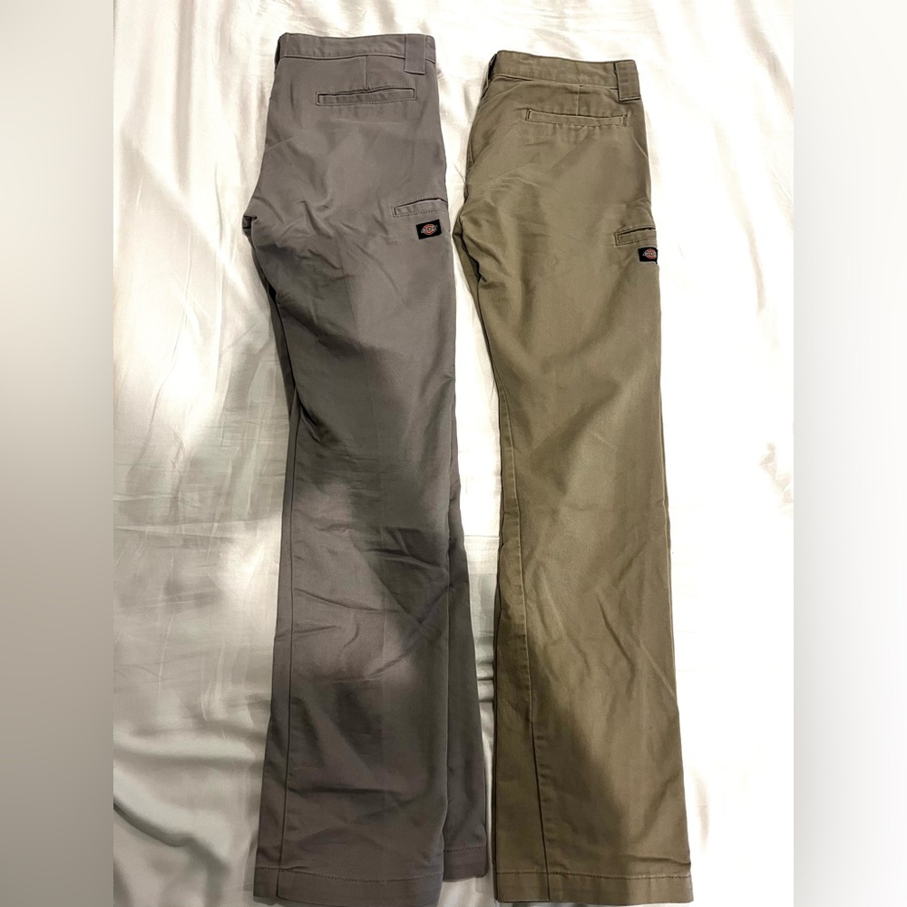 2 pairs Dickies Skinny Straight pants boys 16